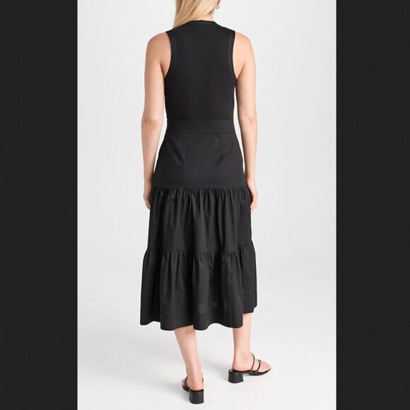 NEW size XL 12 Veronica Beard Black Maxi Dress - Picture 6 of 7